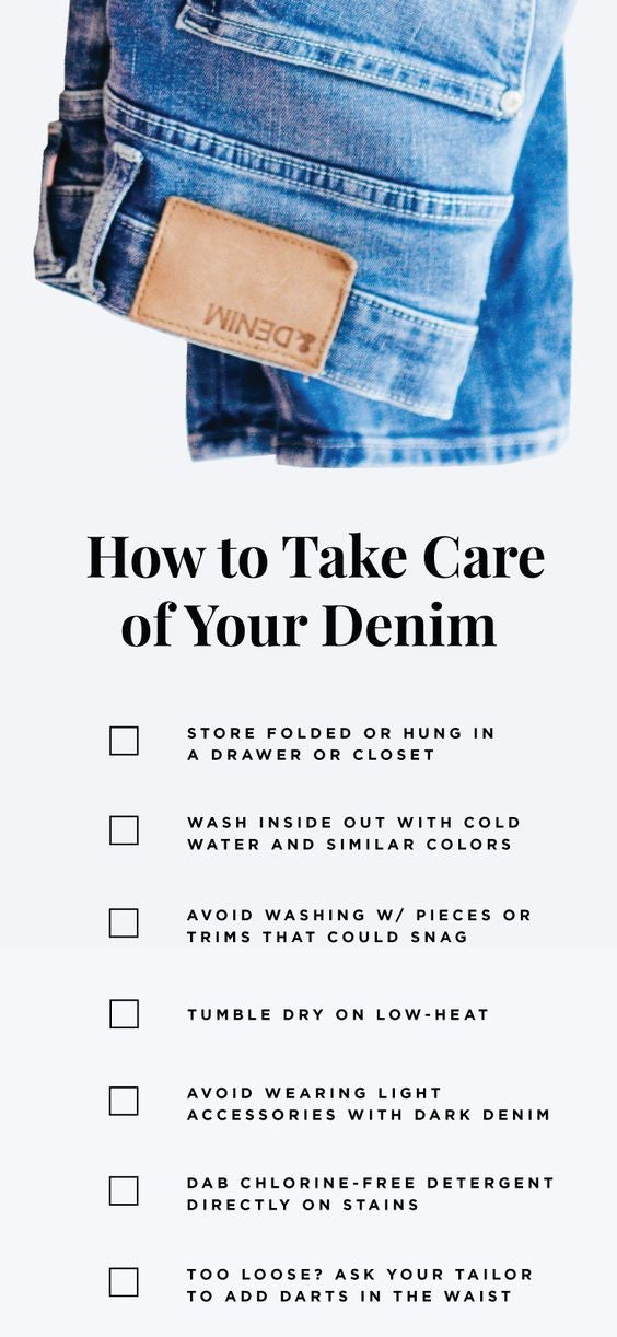 How to Care for Your Denim: Tips and Tricks
